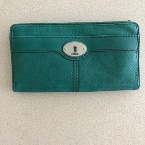 Fossil leather wallet